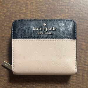 Kate Spade Navy and Beige Wallet